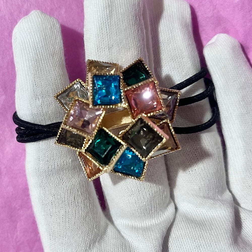 Multi Color Gem ✨ Ponytail Holder ✨